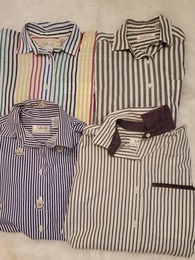 Bundle Of 4 Talbots PETITE Multicolor, Navy, Black, White